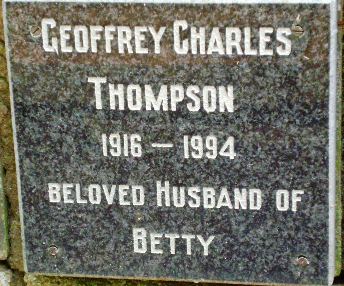 THOMPSON Geoffrey Charles 1916-1994