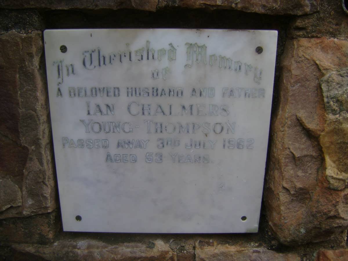 THOMPSON Ian Chalmers Young -1962
