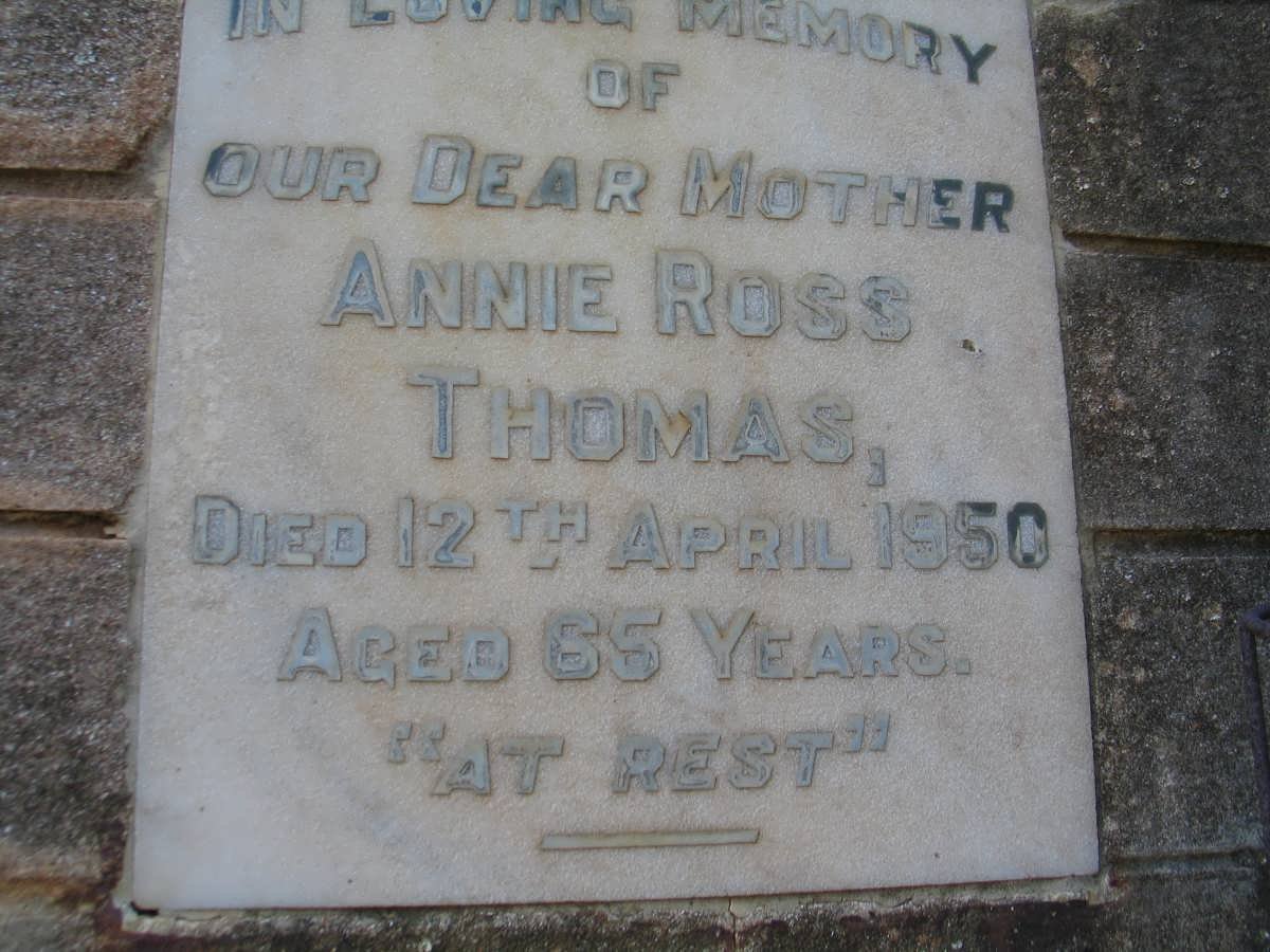 THOMAS Annie Ross -1950