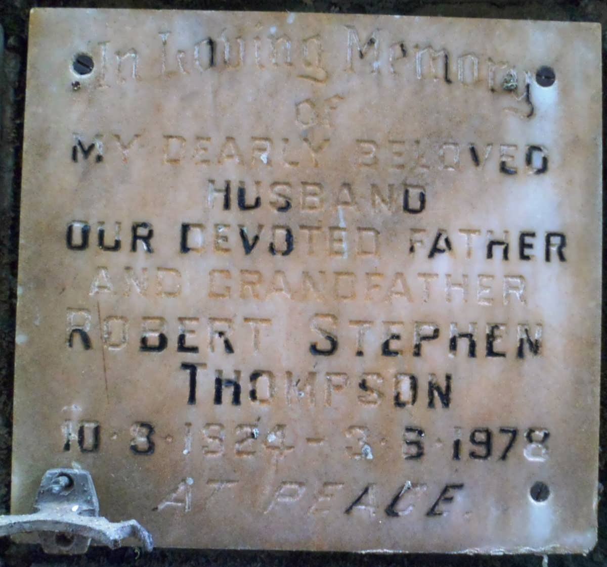 THOMPSON Robert Stephen 1924-1978