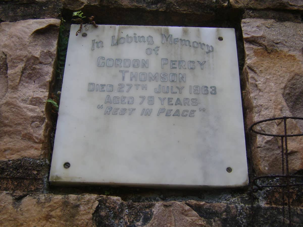 THOMSON Gordon Percy -1963