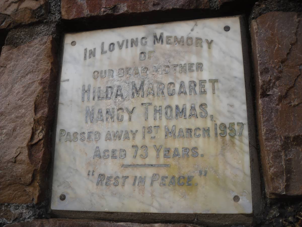 THOMAS Hilda Margaret Nancy -1957