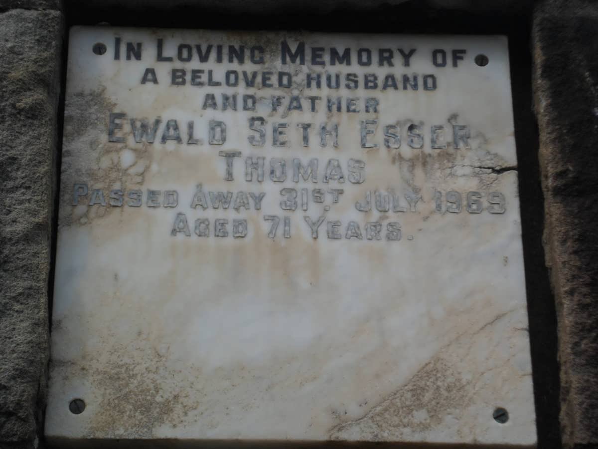 THOMAS Ewald Seth Esser -1969