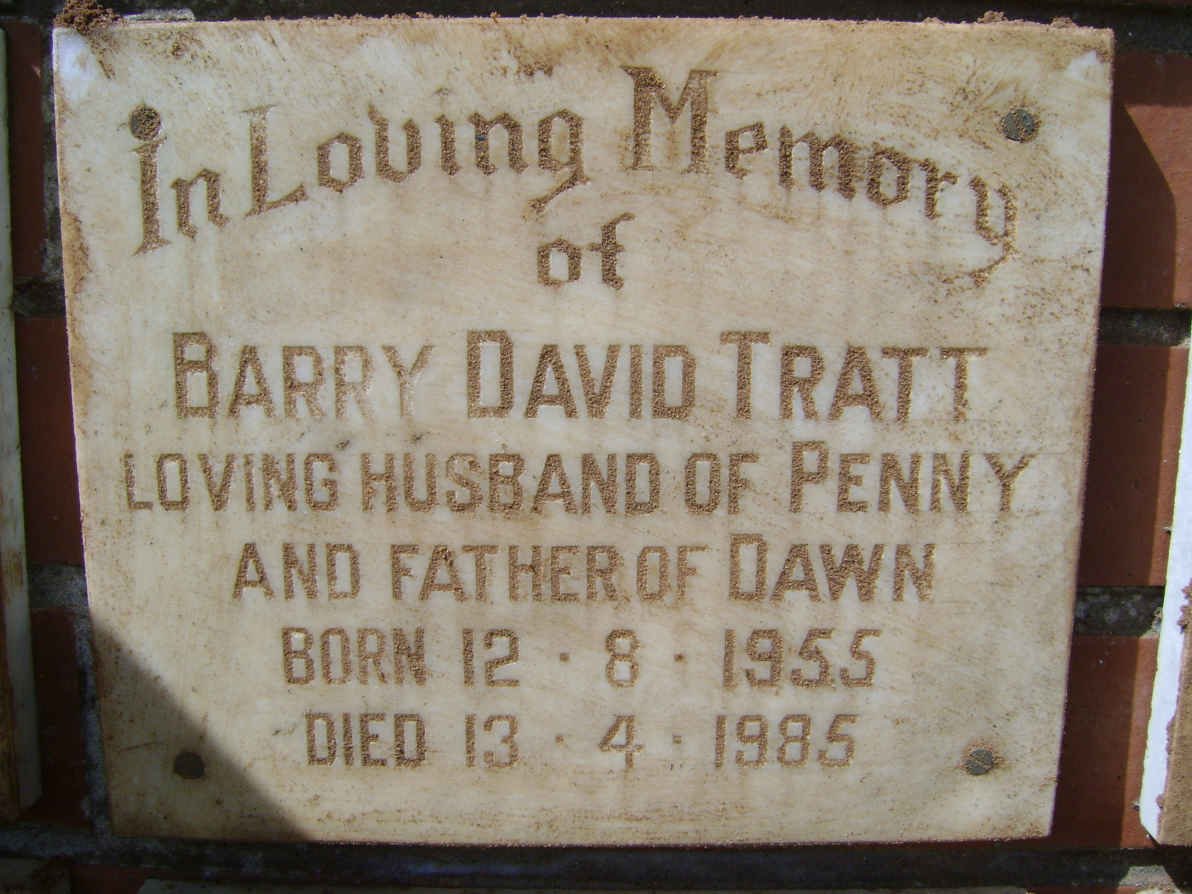 TRATT Barry David 1955-1985