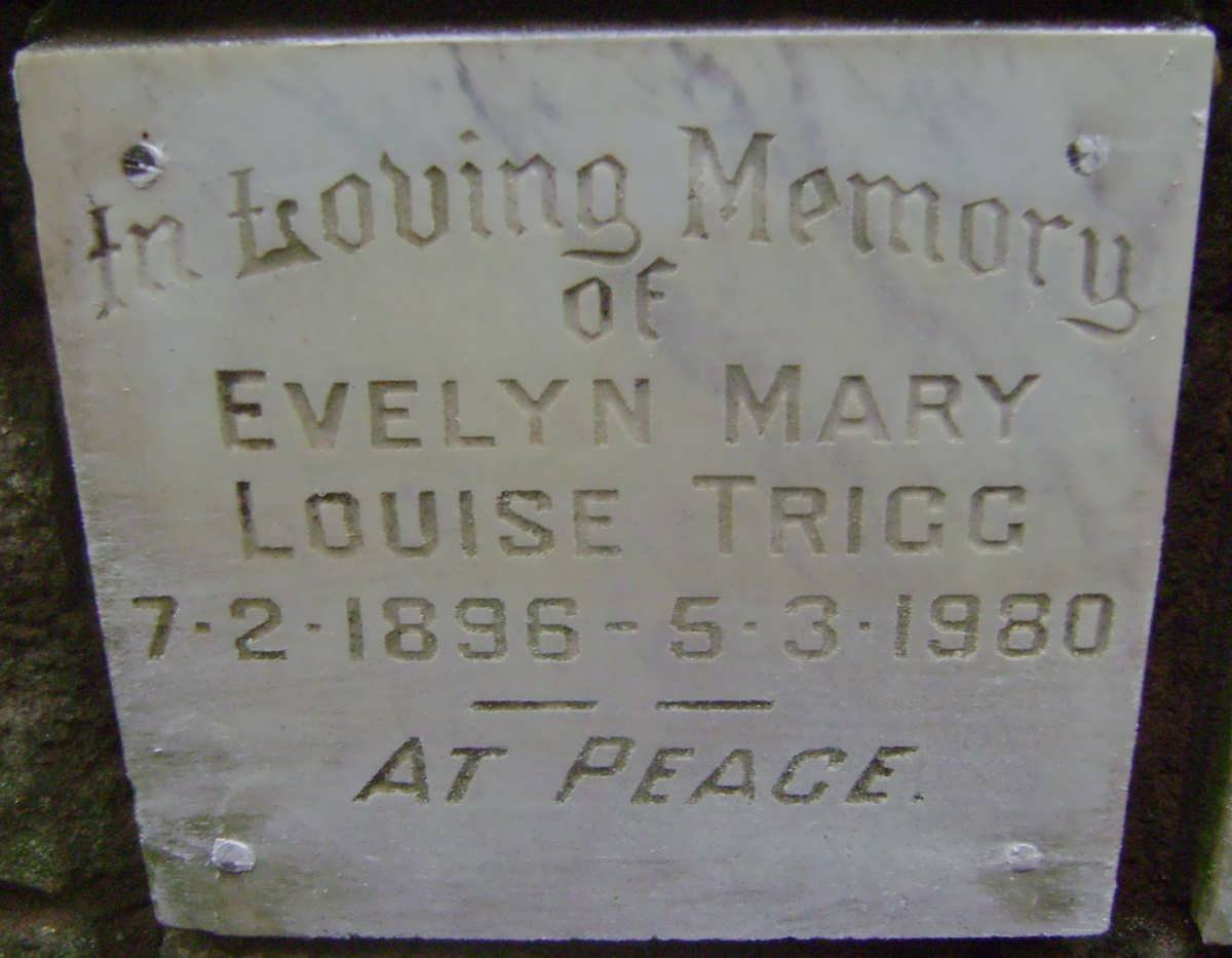 TRIGG Evelyn Mary Louise 1896-1980