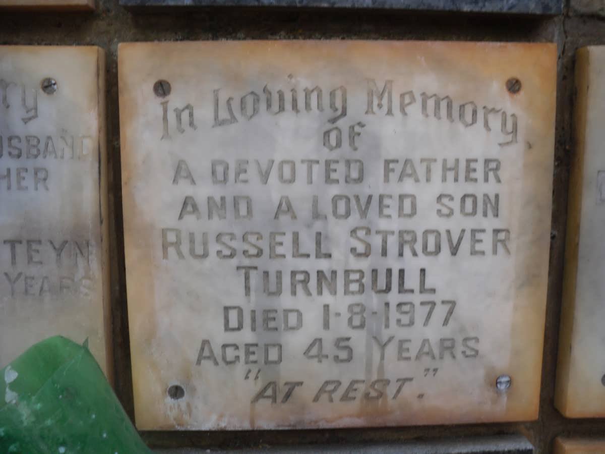 TURNBULL Russell Strover -1977