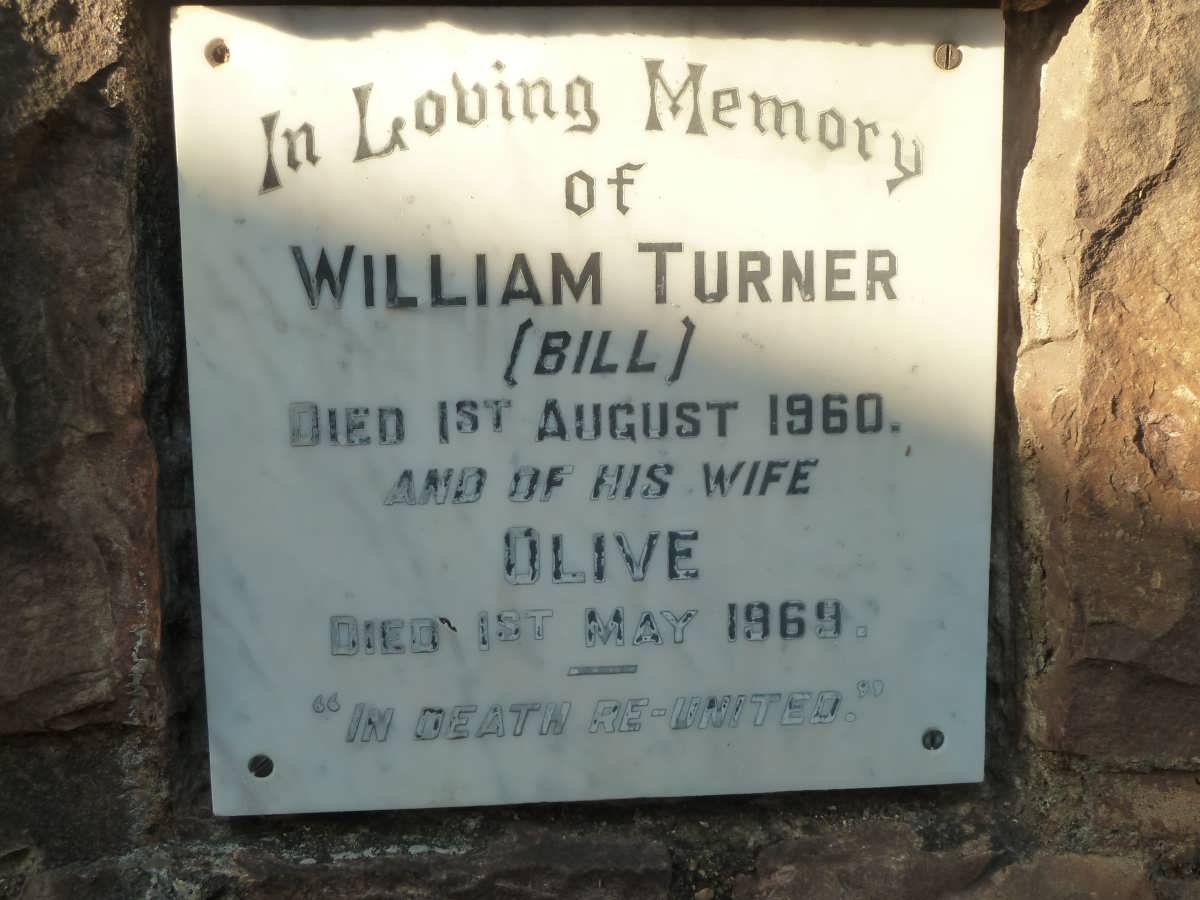 TURNER William -1960 &amp; Olive -1969