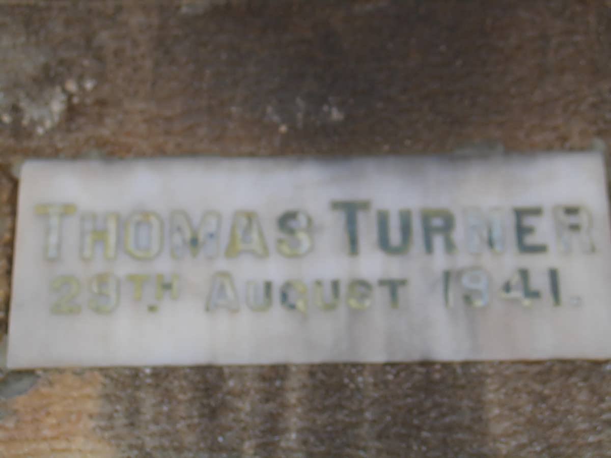 TURNER Thomas -1941
