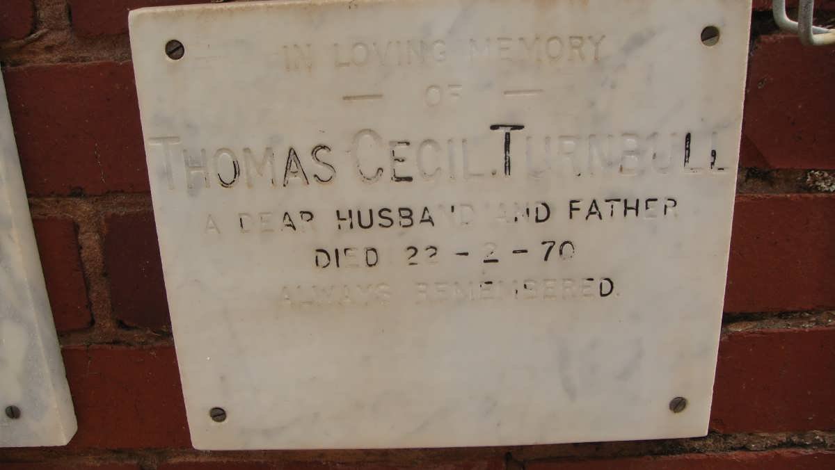 TURNBULL Thomas Cecil -1970