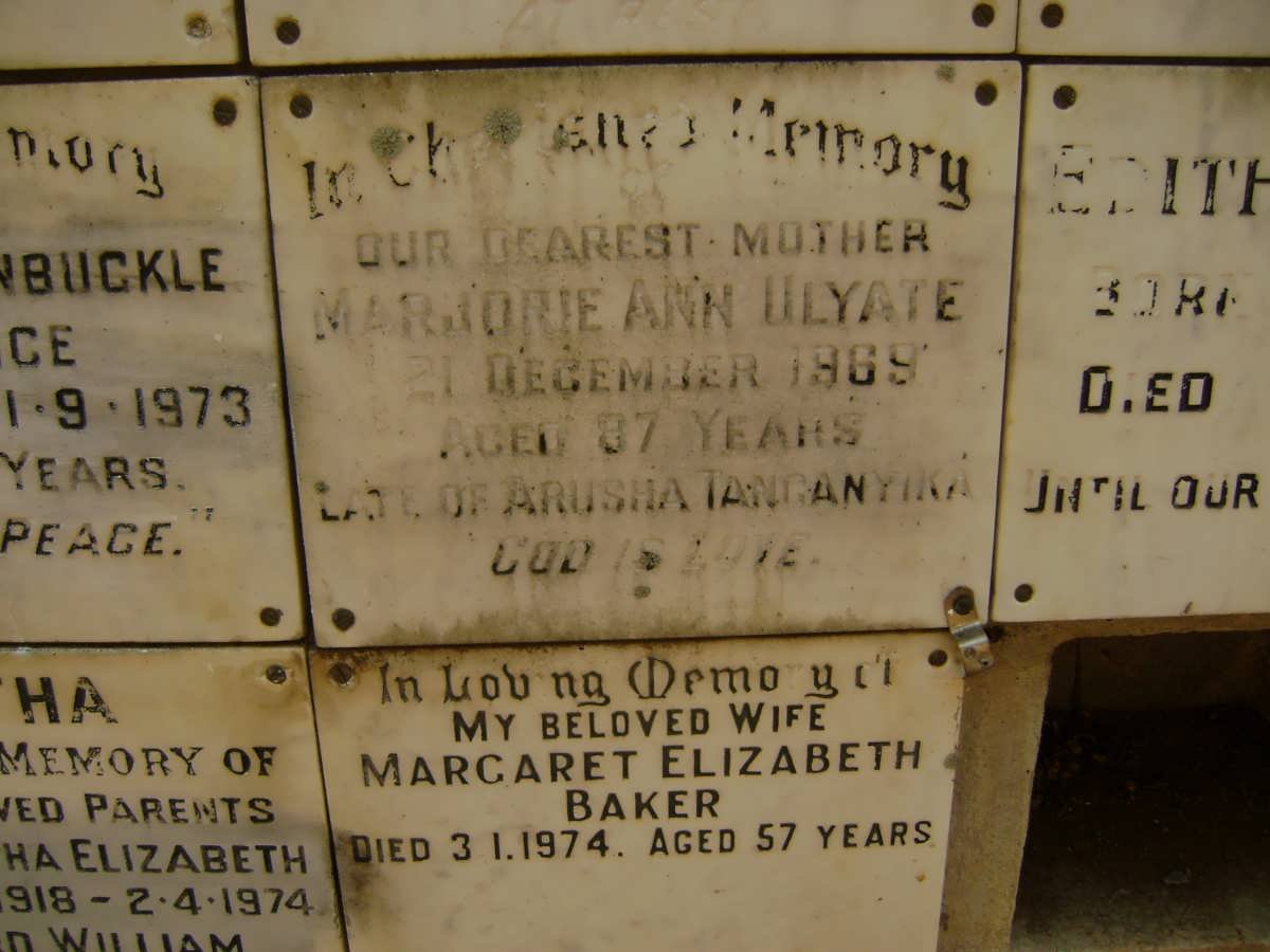 ULYATE Marjorie Ann -1969