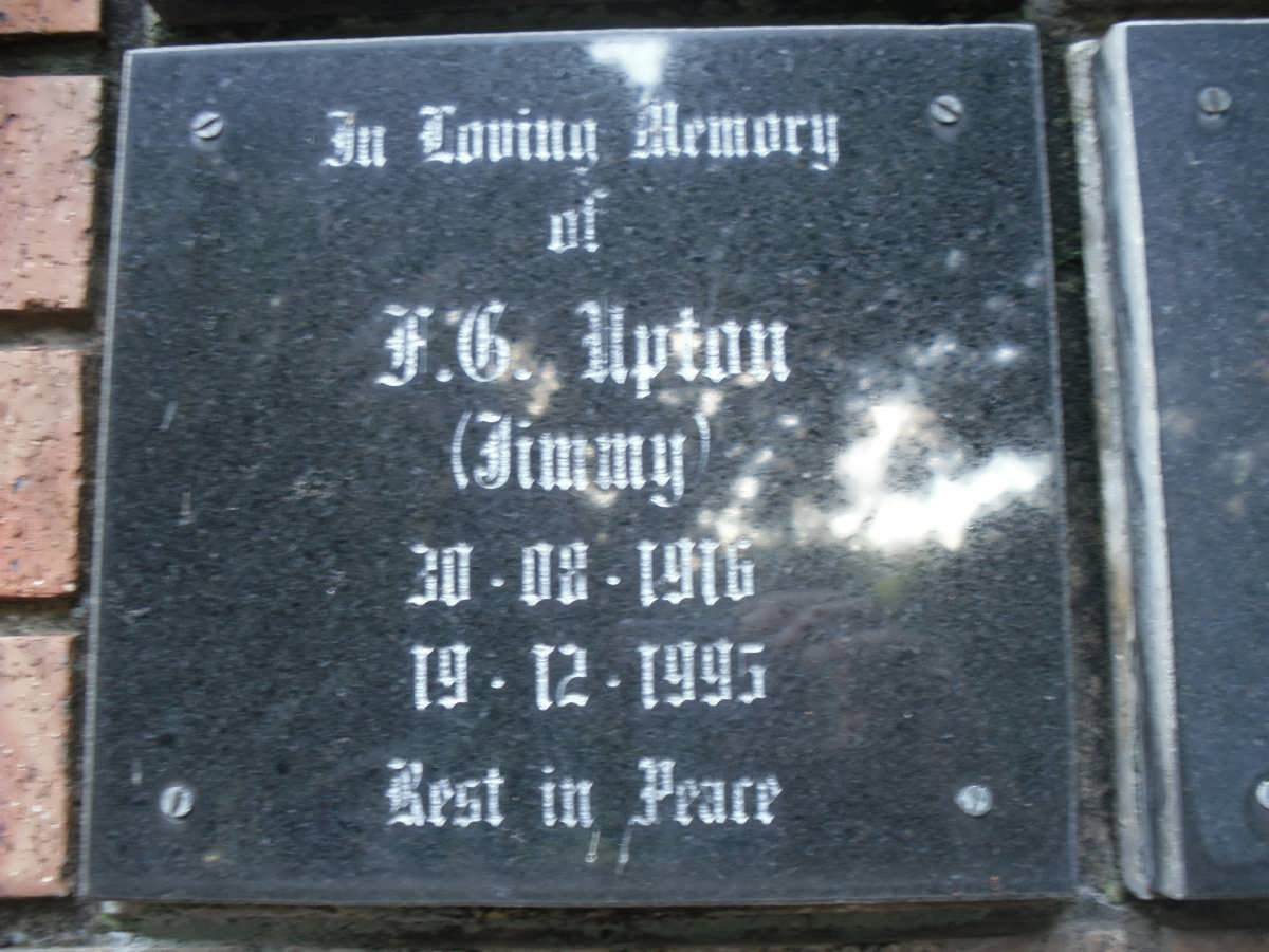 UPTON F.G. 1916-1995