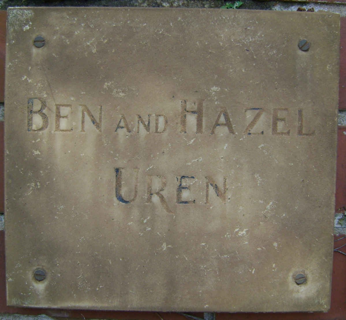 UREN Ben &amp; Hazel