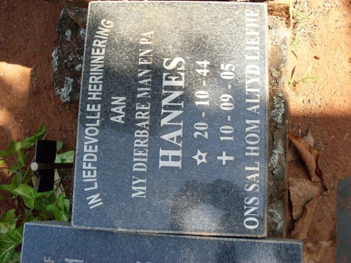 ? Hannes 1944-2005