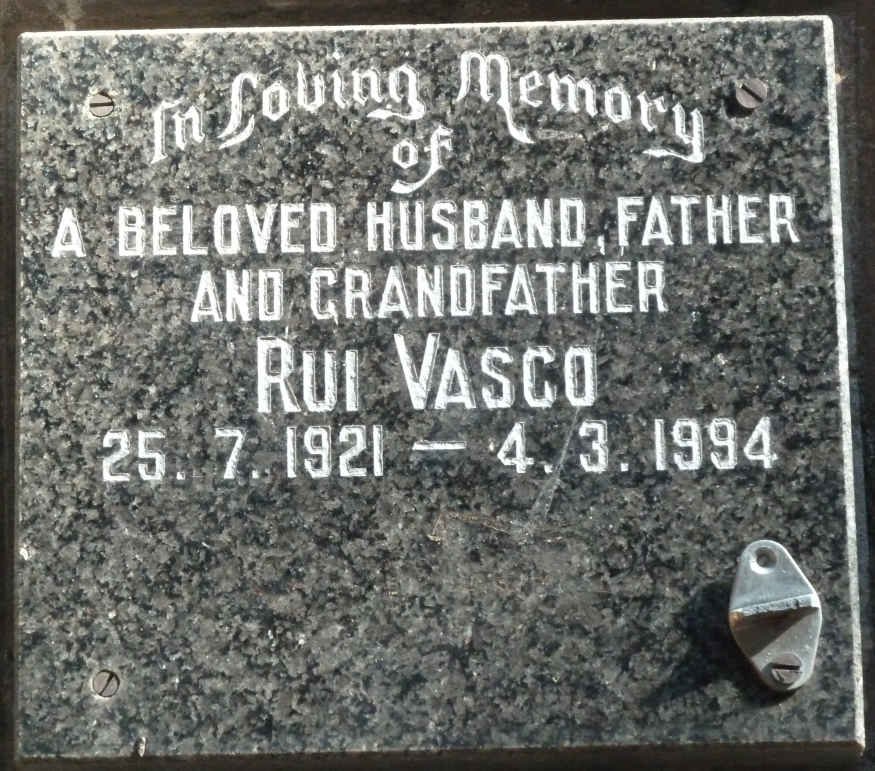 VASCO Rui 1921-1994