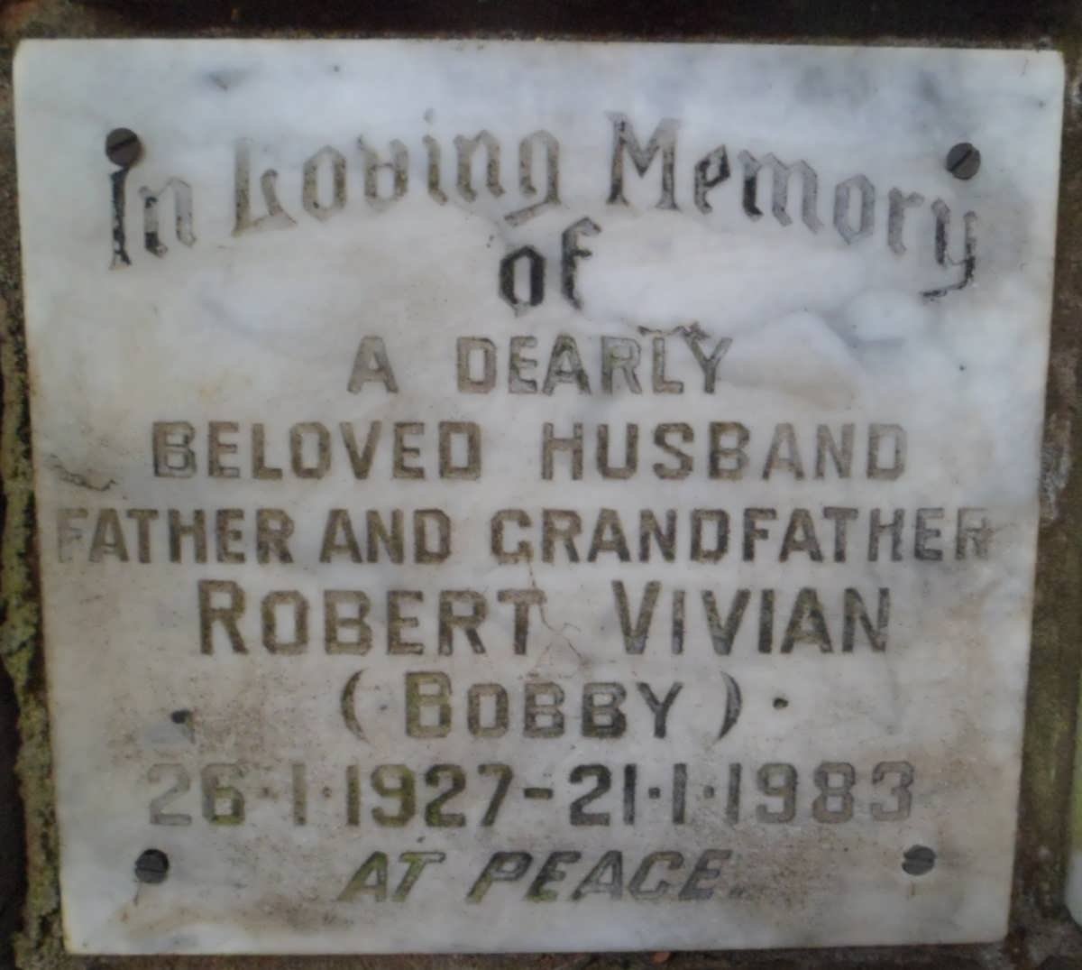 VIVIAN Robert 1927-1983