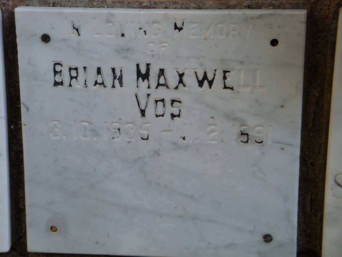 VOS Brian Maxwell 1935-1991