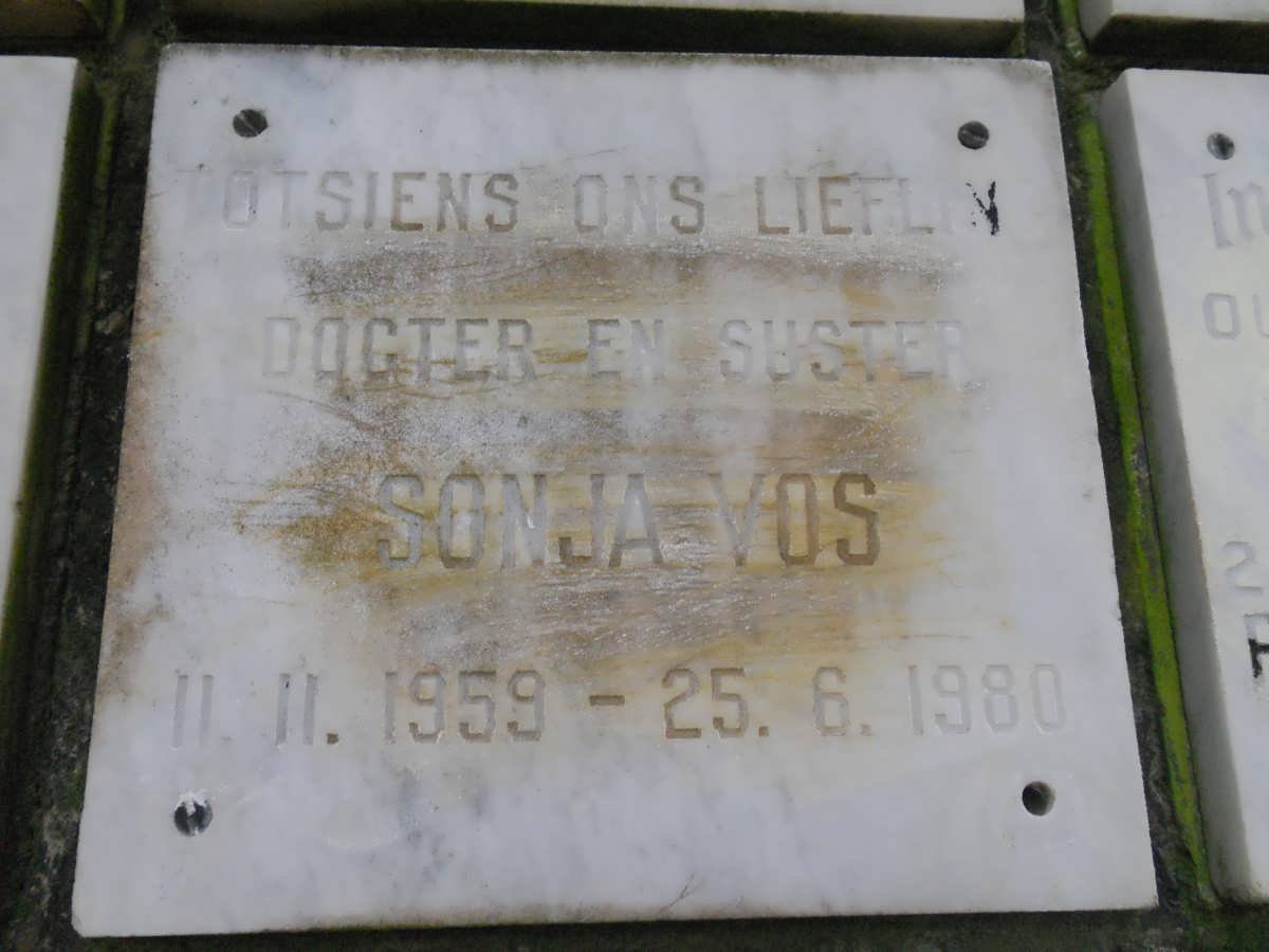 VOS Sonja 1959-1980