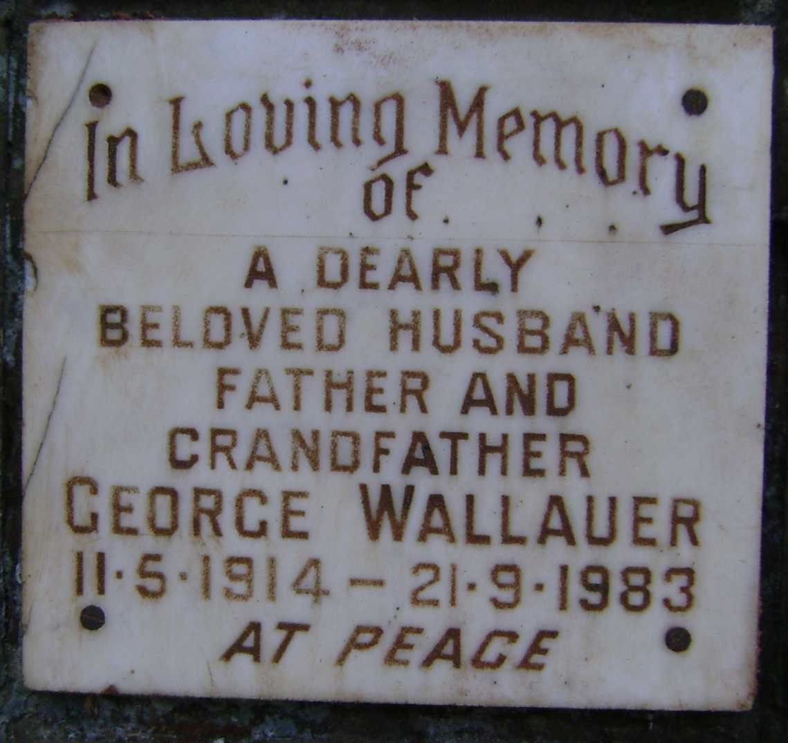 WALLAUER George 1914-1983