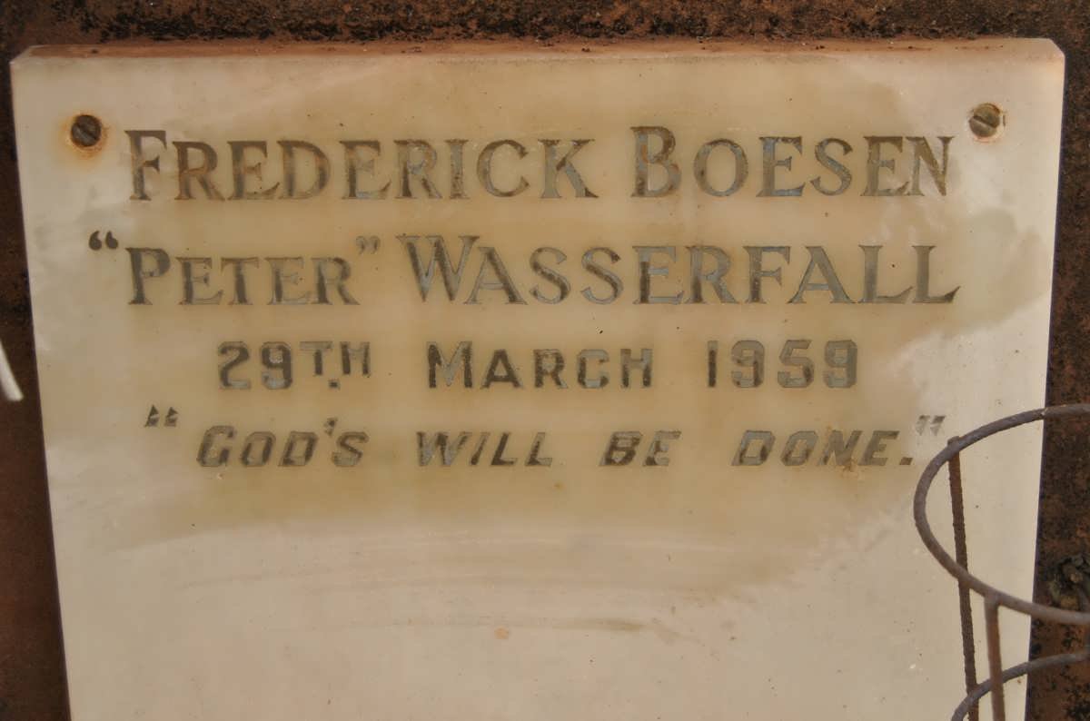 WASSERFALL Frederick Boesen -1959