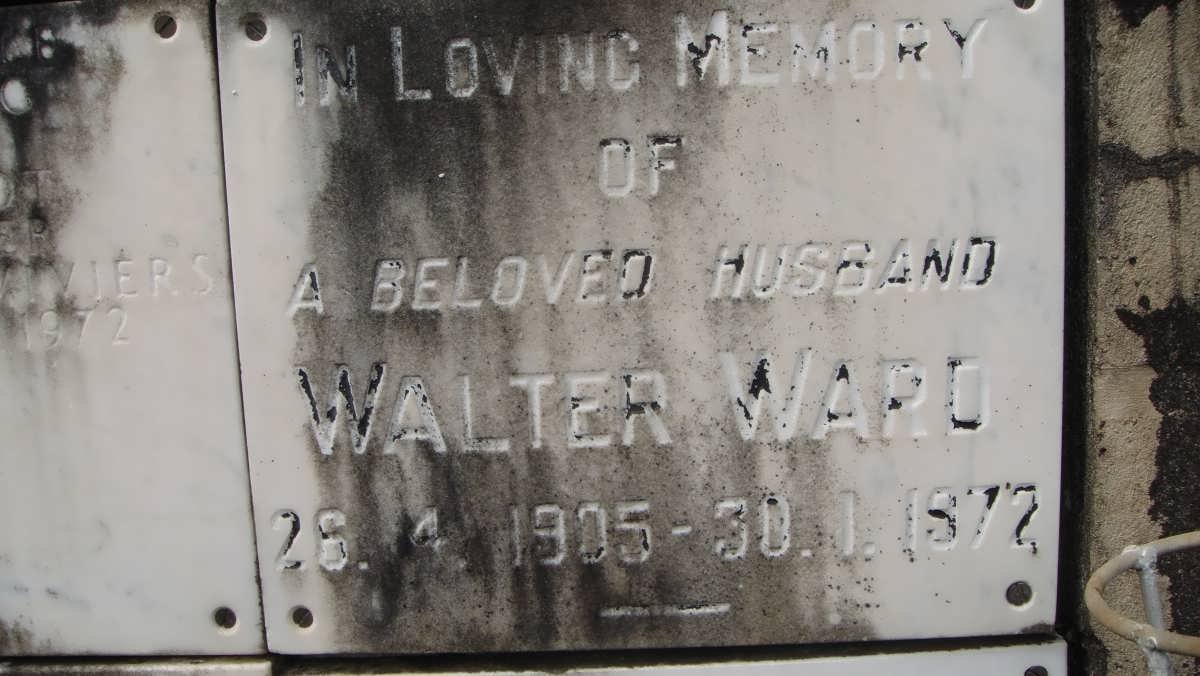 WARD Walter 1905-1972