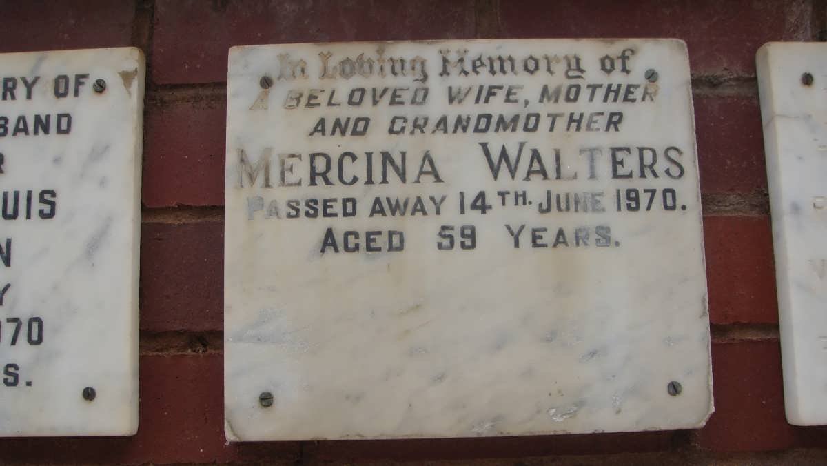 WALTERS Mercina -1970