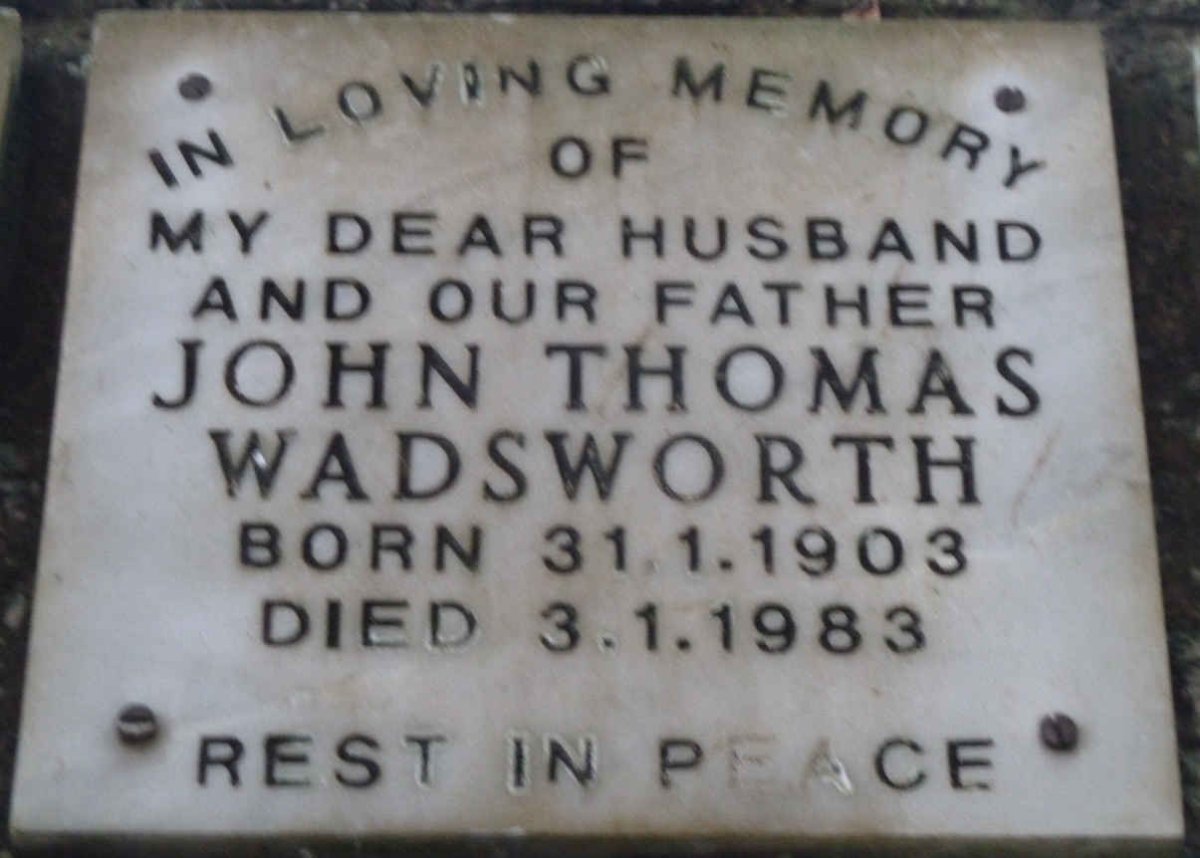 WADSWORTH John Thomas 1903-1983