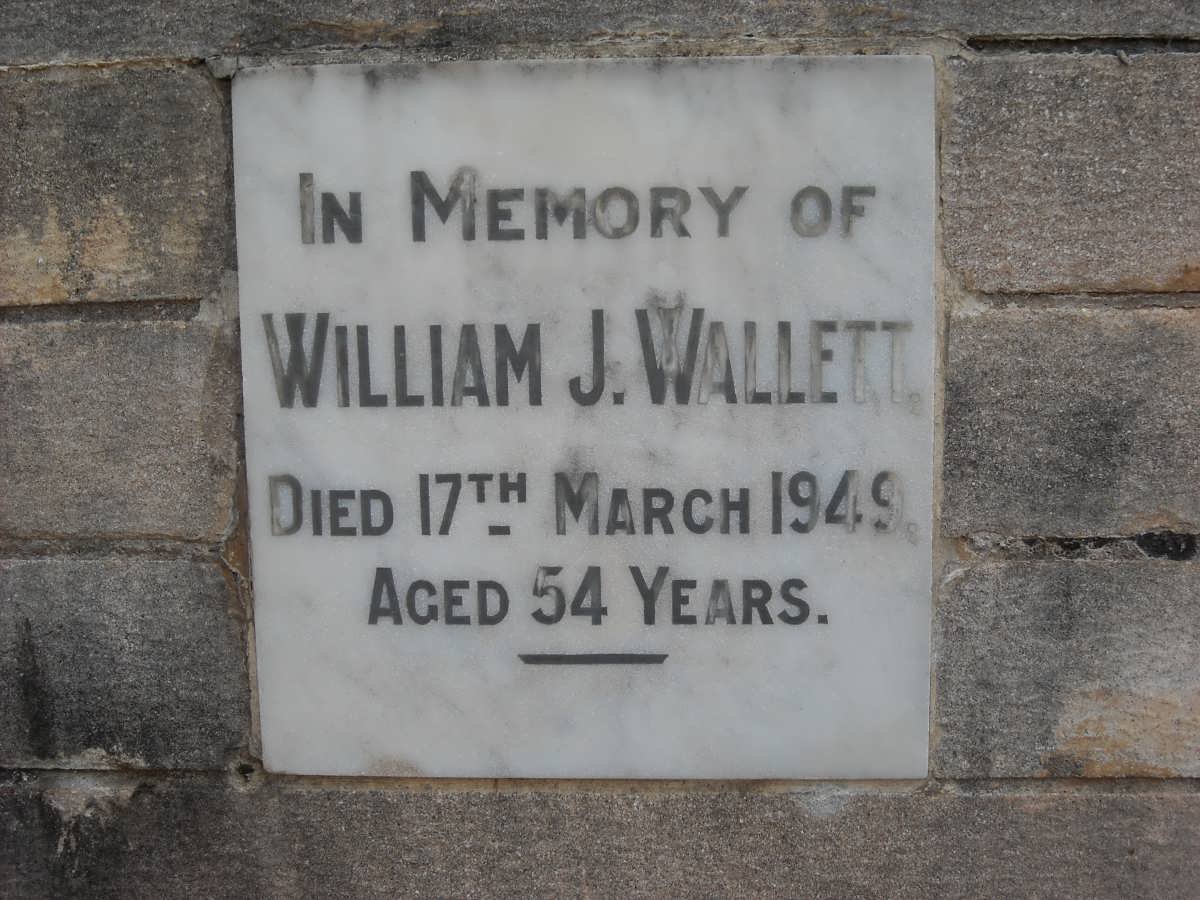 WALLETT William J. -1949