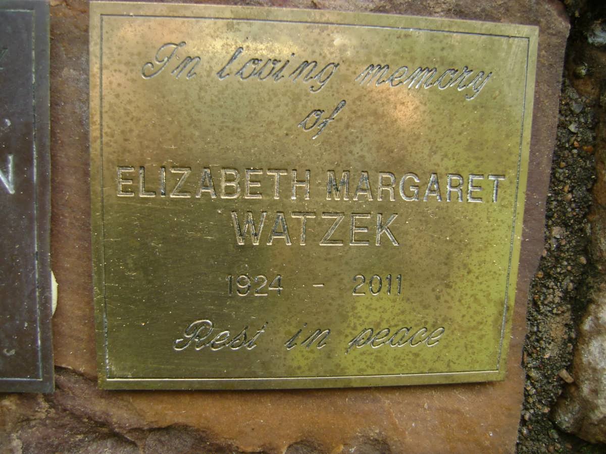 WATZEK Elizabeth Margaret 1924-2011