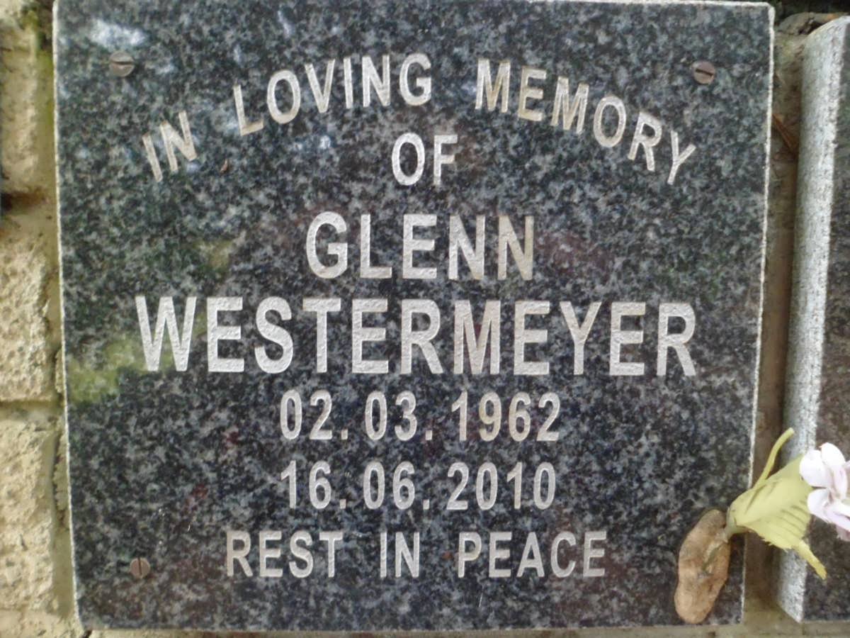 WESTERMEYER Glenn 1962-2010