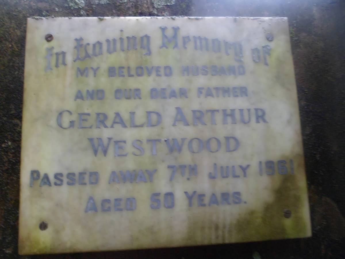 WESTWOOD Gerald Arthur -1961