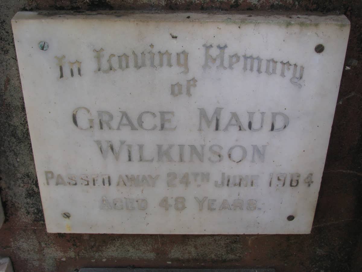 WILKINSON Grace Maud -1964