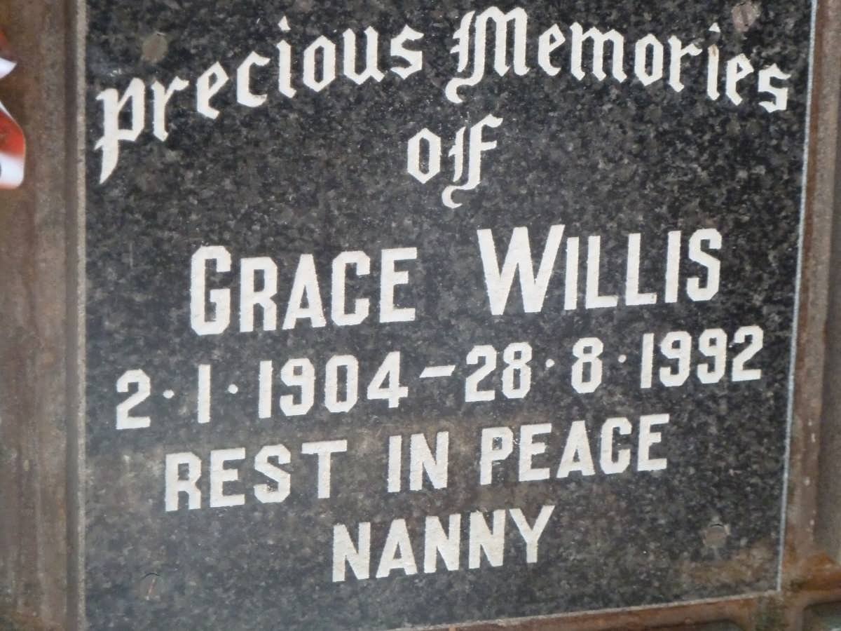 WILLIS Grace 1904-1992