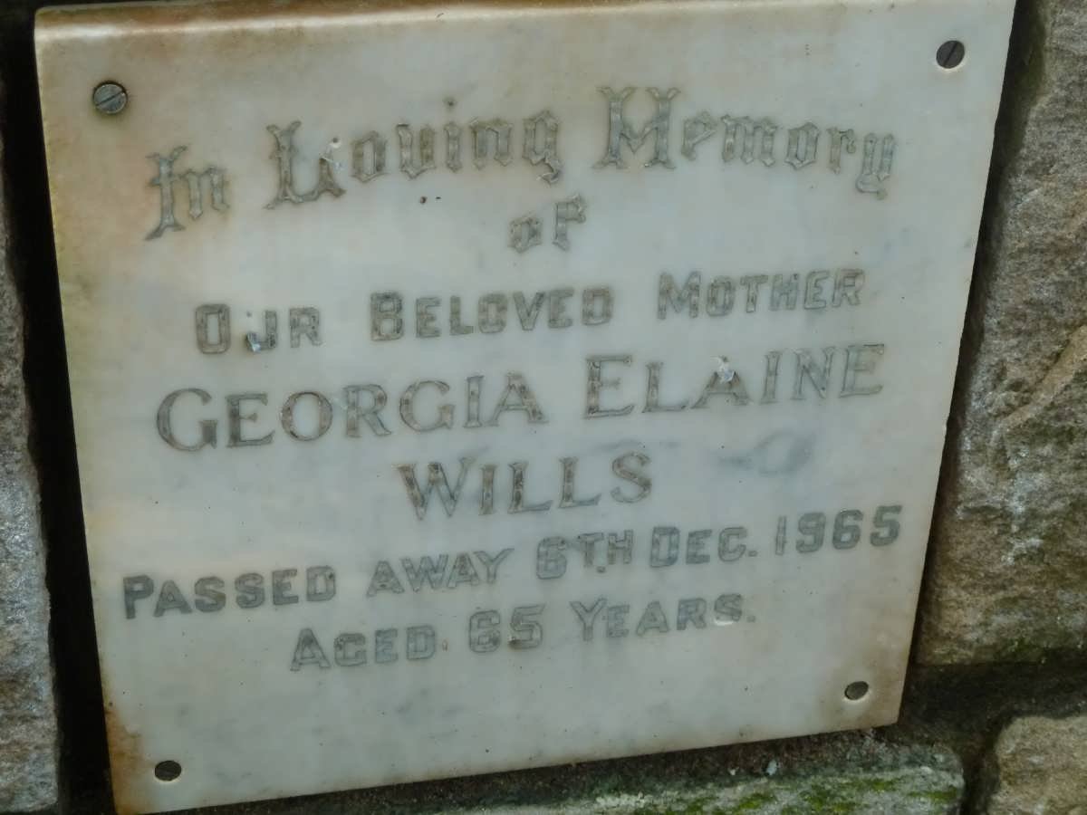 WILLS Georgia Elaine -1965