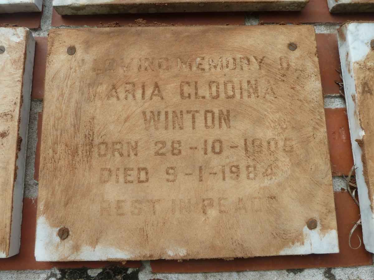 WINTON Maria Glodina 1905-1984