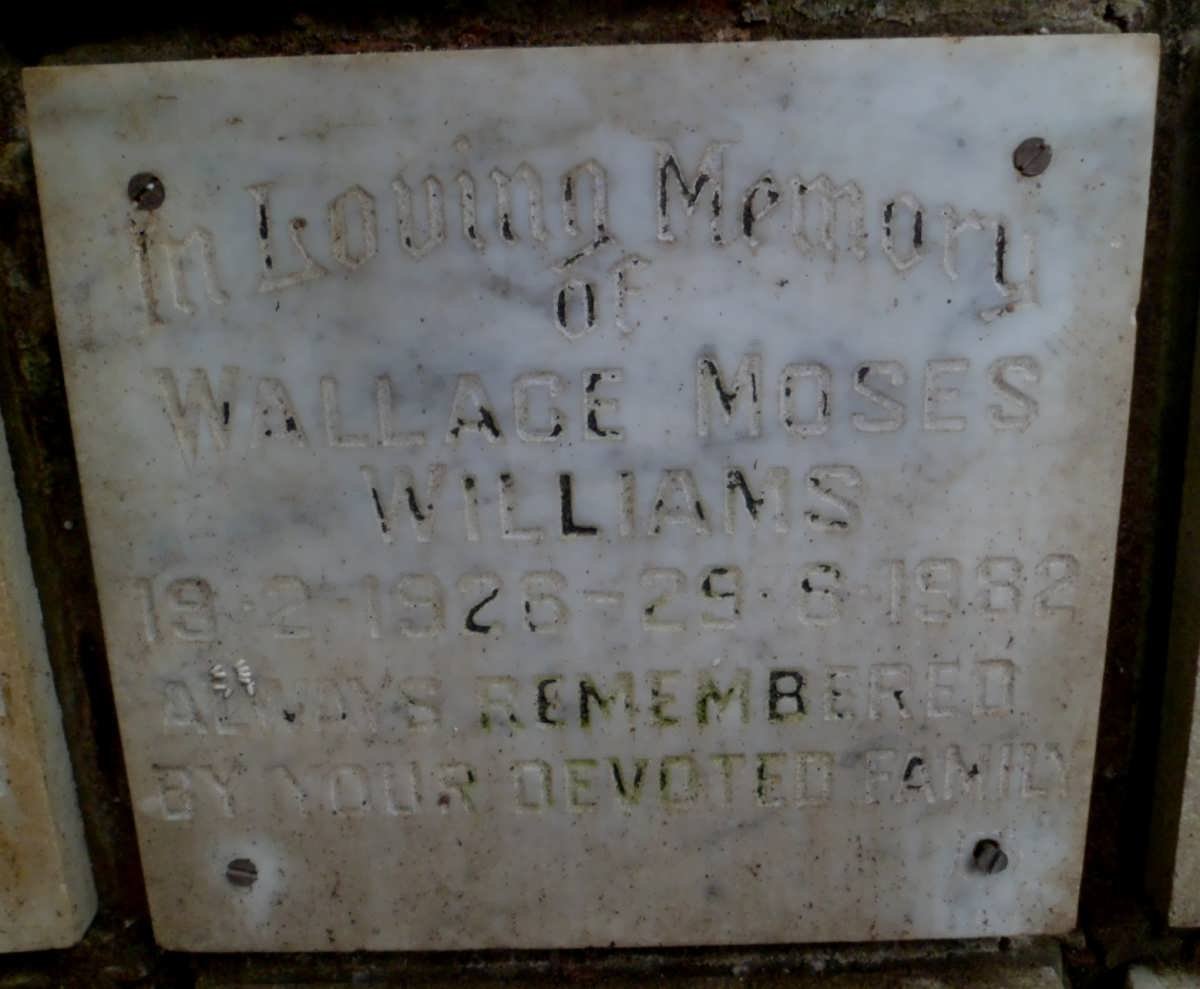 WILLIAMS Wallace Moses 1926-1982