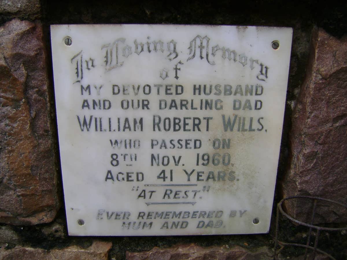 WILLS William Robert 1960