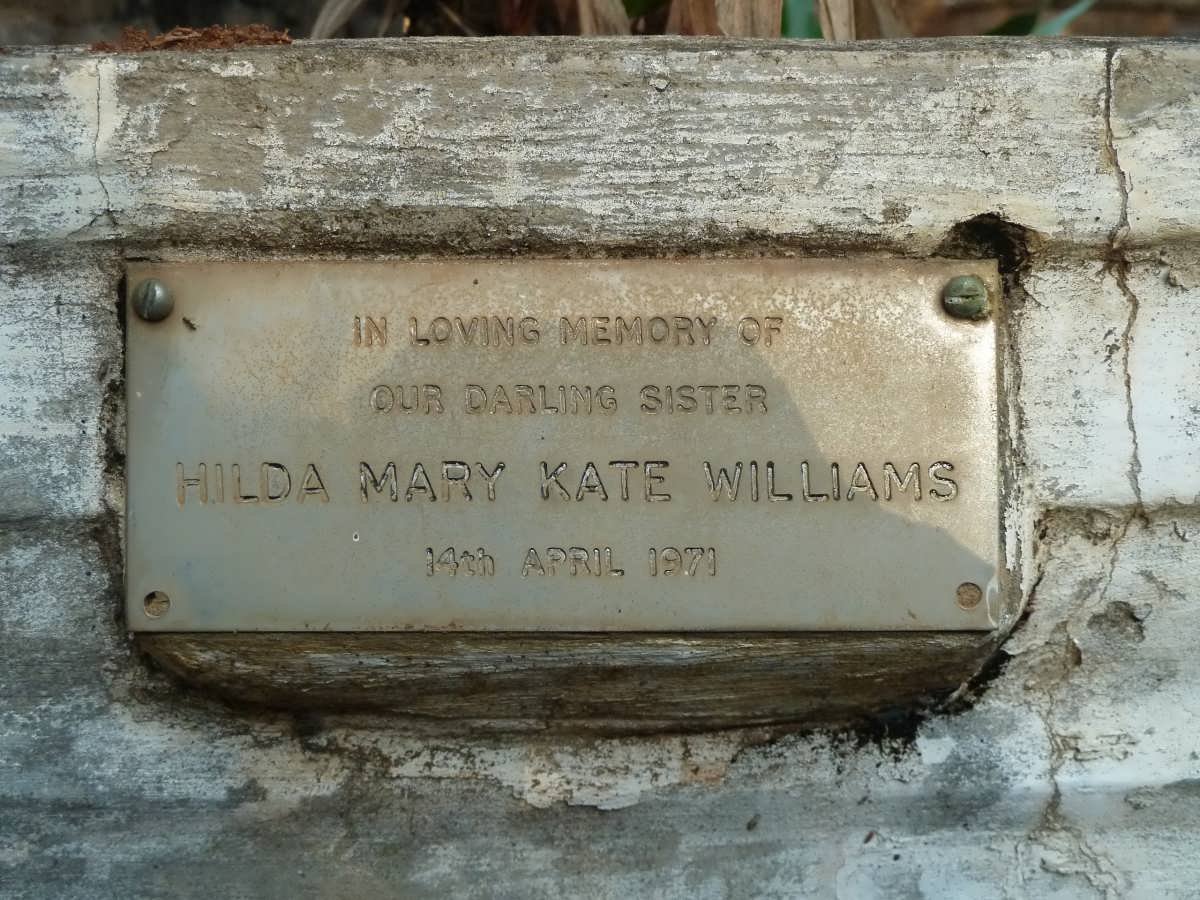 WILLIAMS Hilda Mary Kate -1971