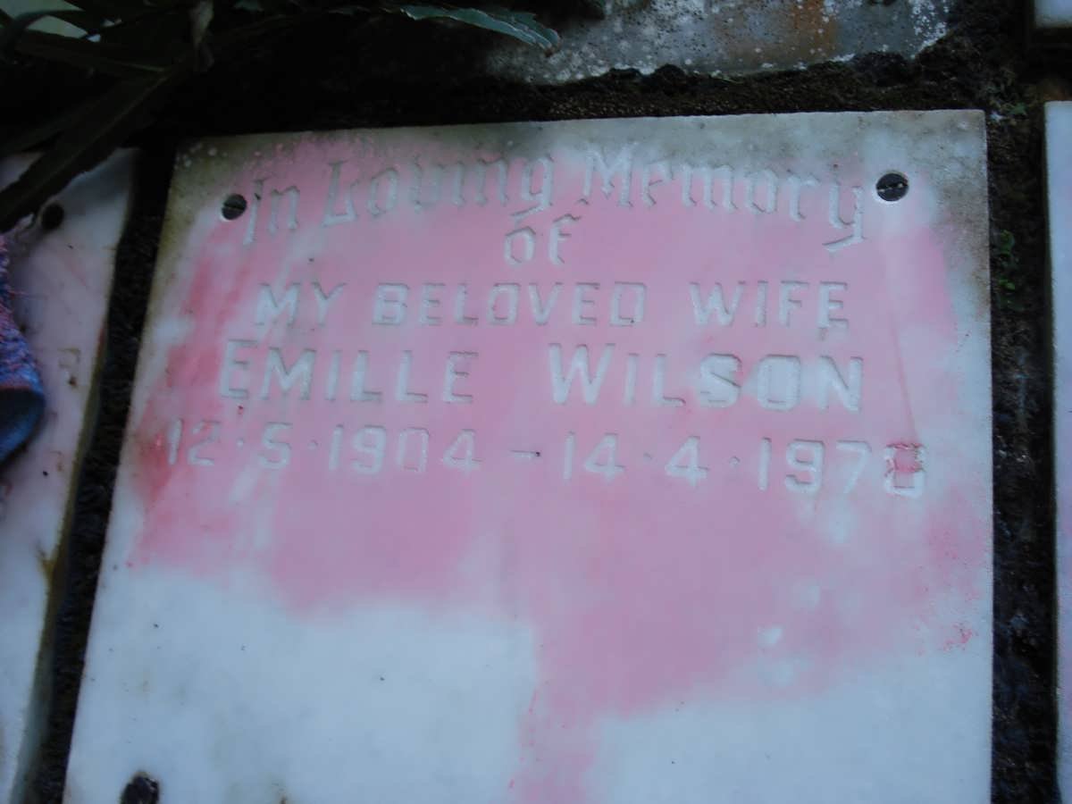 WILSON Emille 1904-1978