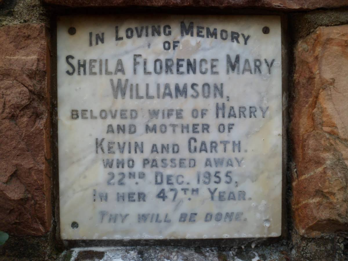 WILLIAMSON Sheila Florence Mary -1955