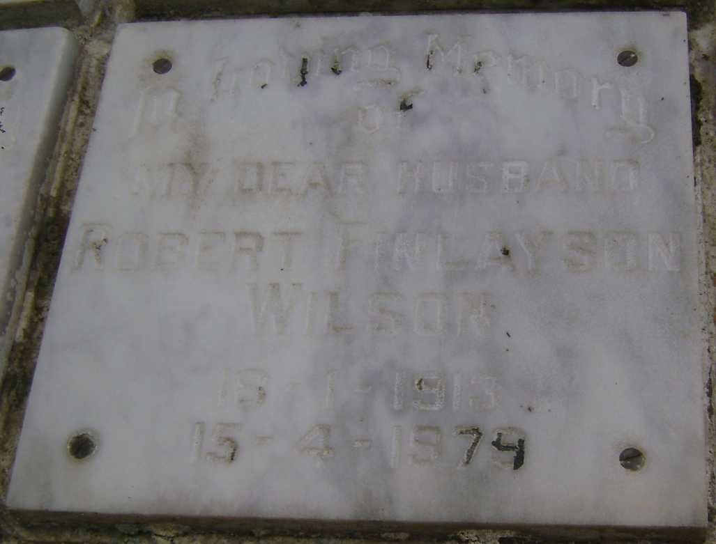 WILSON Robert Finlayson 1913-1979