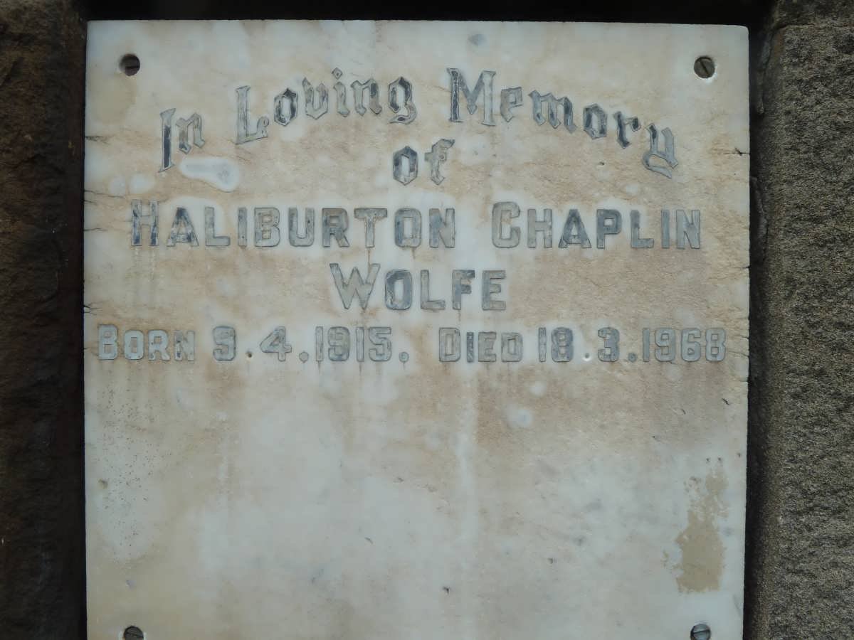 WOLFE Haliburton Chaplin 1915-1968