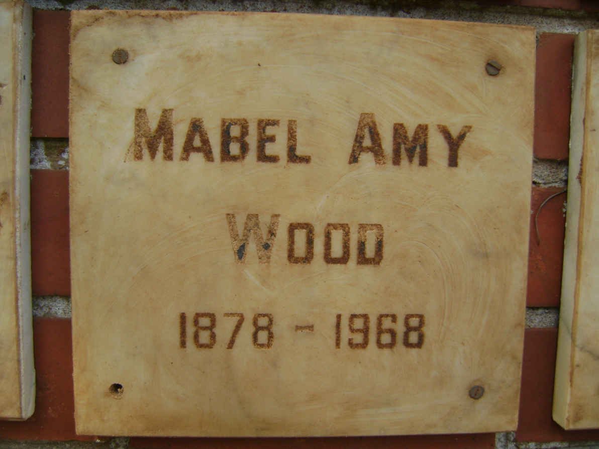 WOOD Mabel Amy 1878-1968