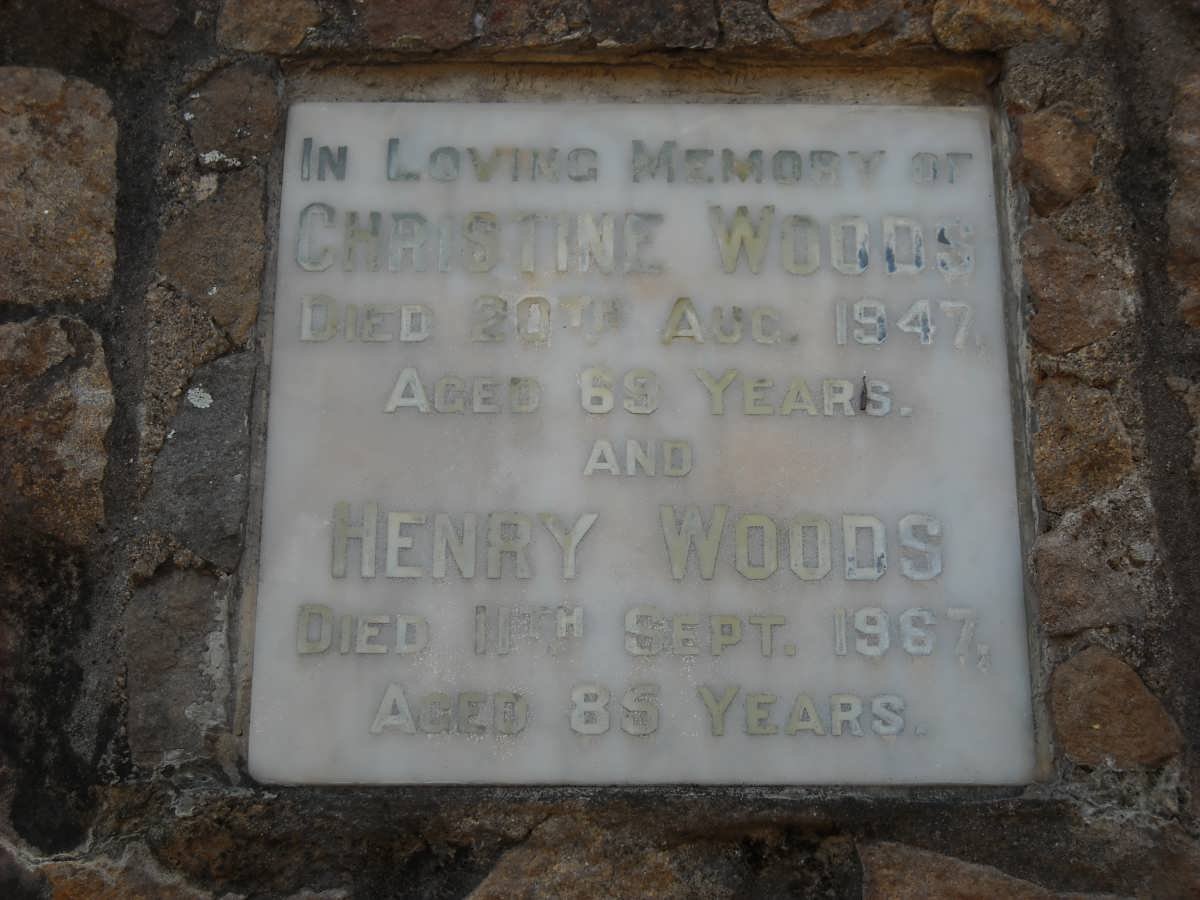 WOODS Henry -1967 &amp; Christine -1947