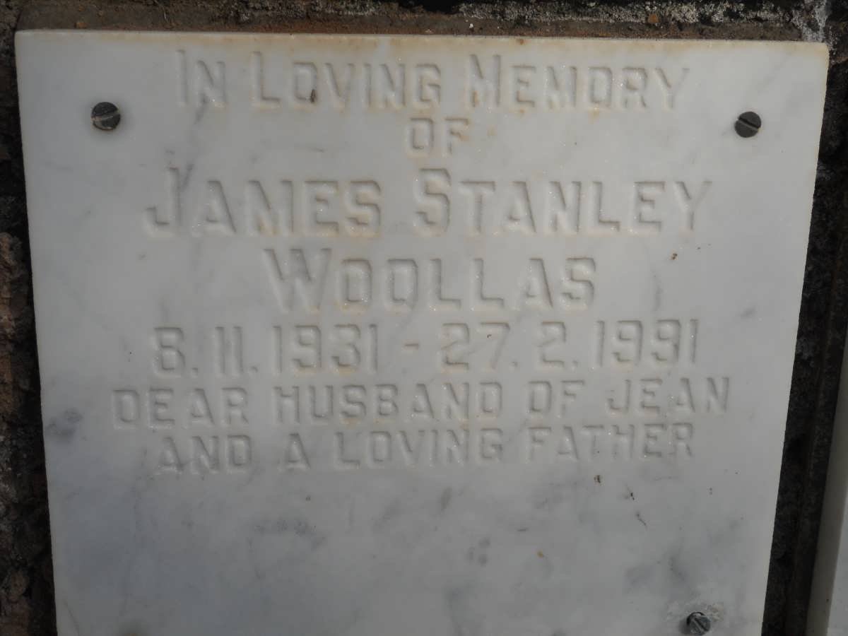 WOOLLAS James Stanley 1931-1991