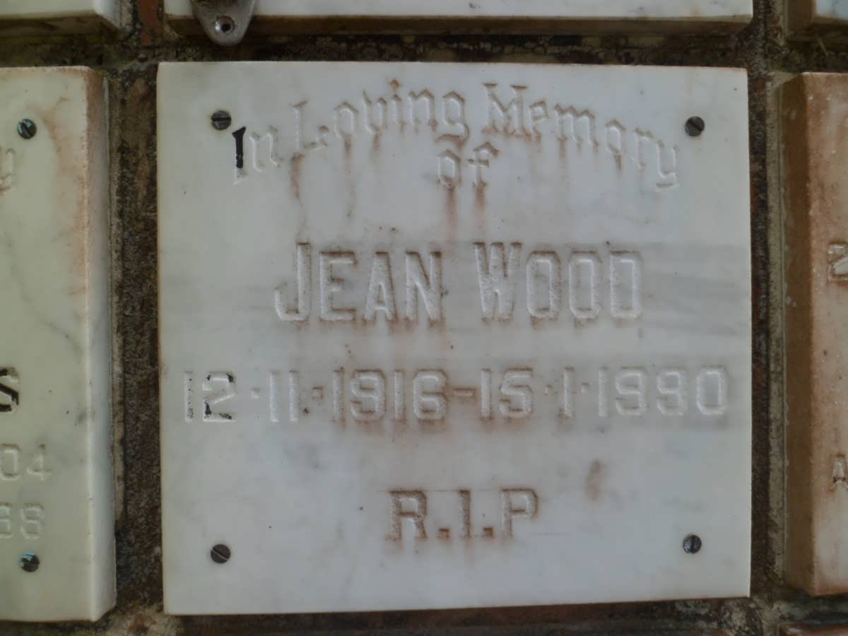 WOOD Jean 1916-1990