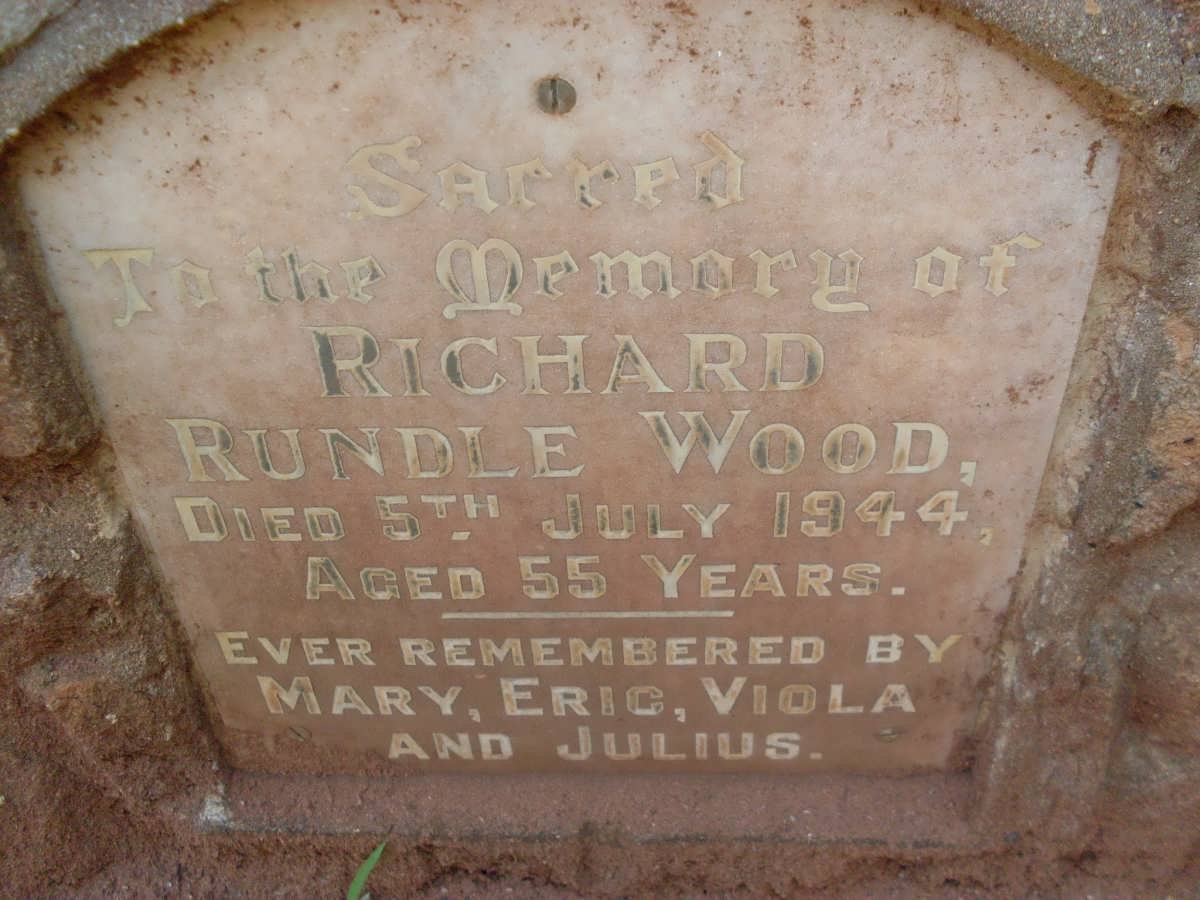 WOOD Richard Rundle -1944