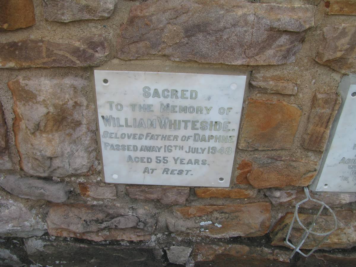 WHITESIDE William -1948 