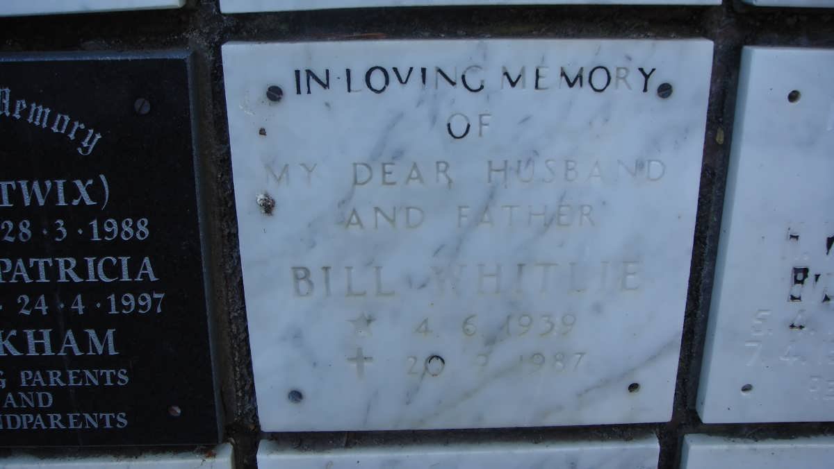 WHITLIE Bill 1939-1987