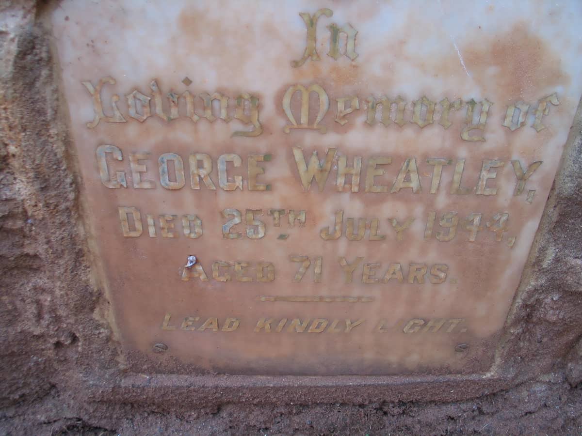 WHEATLEY George 1873-1944