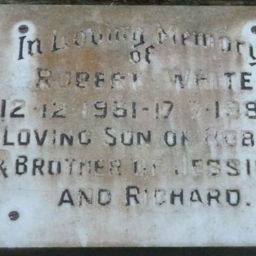 WHITE Robert 1961-1983